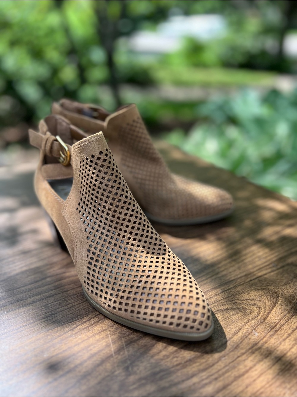 Never worn Anne Klein Leather Ankle Boots
